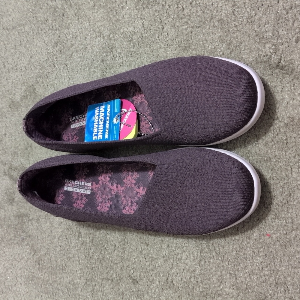 Skechers on the go stretch fabric slip on shoes 10